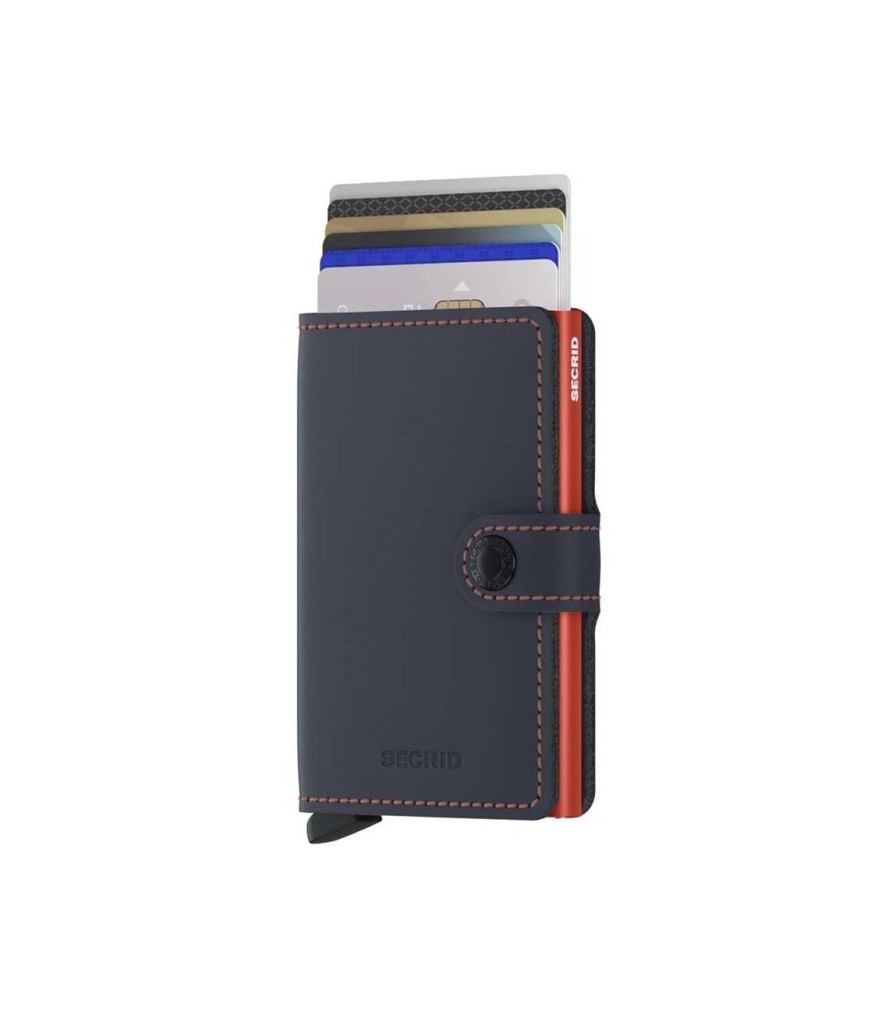 Secrid | Miniwallet - Matte Blue & Orange